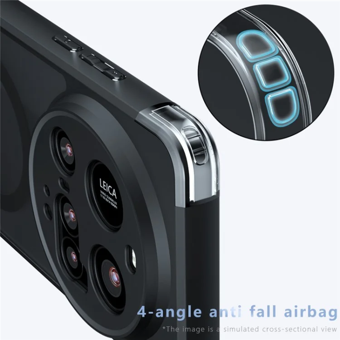 A-One Brand - Xiaomi 15 Ultra Mobilskal MagSafe Matte Skin Touch - Svart