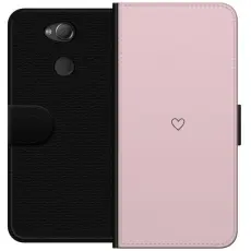 Gustaf - Pl&aring;nboksfodral till Sony Xperia XA2 med Litet Hj&auml;rta