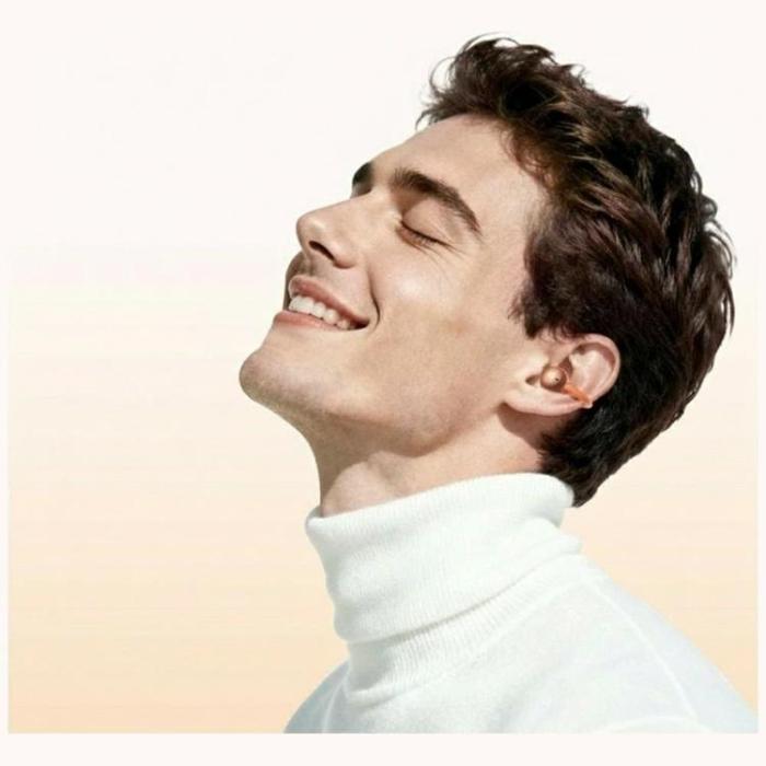 USAMS - USAMS TWS In-Ear Hörlurar Bluetooth 6.0 Echo Clip-on R03 - Orange