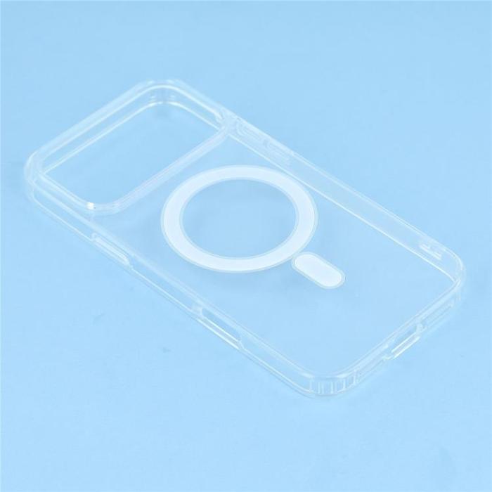 A-One Brand - iPhone 17 Pro Max Mobilskal MagSafe TPU Acrylic - Transparent