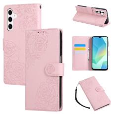 OEM - Pl&aring;nboksfodral f&ouml;r Samsung Galaxy S26 Konstl&auml;der 3 kortfack - Ros&eacute;guld