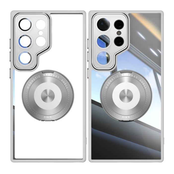 OEM - Mobilskal för Samsung Galaxy S26 Ultra Magnetiskt PC + TPU - Titangrå