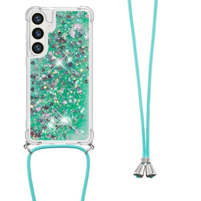 OEM - Mobilskal för Samsung Galaxy S26 Plus TPU med rem - Grön