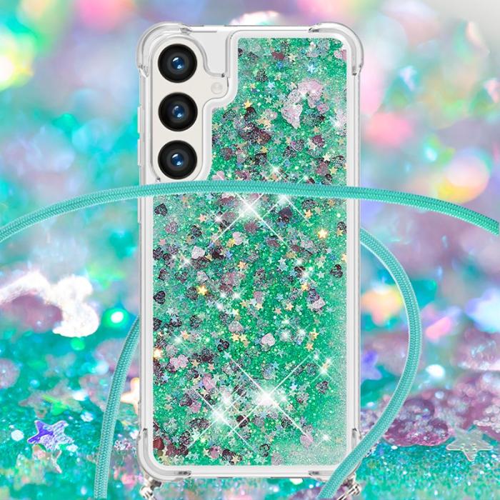 OEM - Mobilskal för Samsung Galaxy S26 Plus TPU med rem - Grön
