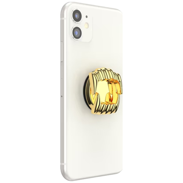 PopSockets - PopSockets MagSafe Popuphållare och Stativ Say Cheese Adhesive Grip - Guld