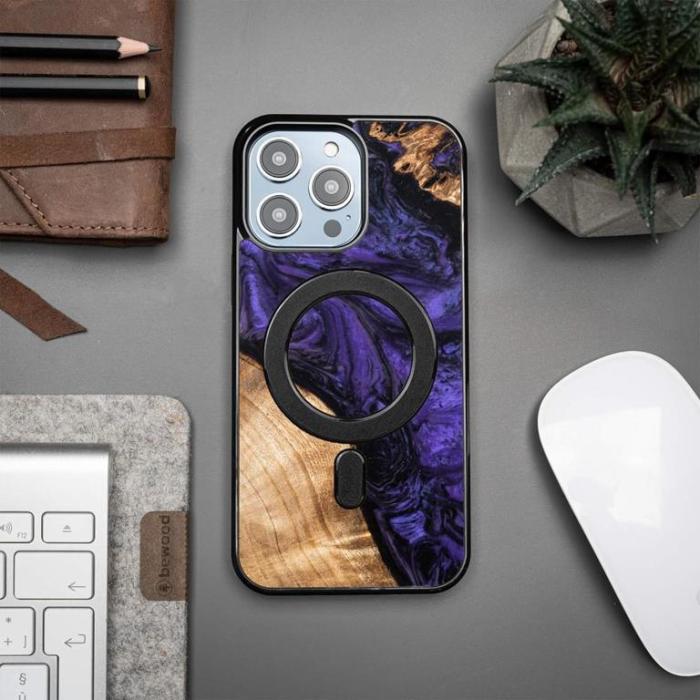 Bewood - Bewood iPhone 15 Pro Max Mobilskal Magsafe Unique Voilet