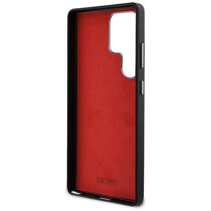 DKNY - DKNY Galaxy S25 Ultra Mobilskal Läder Heart of NY - Svart