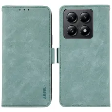 ABEEL - ABEEL Mobilskal till Xiaomi 14T Pro KonstL&auml;der Folio St&auml;ll Bl&aring;
