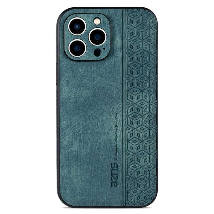 AZNS - AZNS iPhone 13 Pro Fodral KonstLäder - Drop-proof - Grön