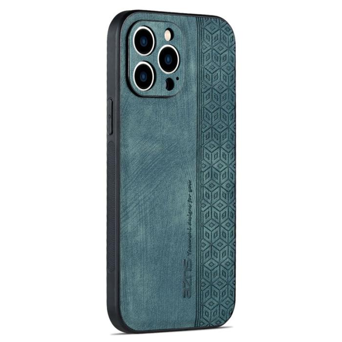 AZNS - AZNS iPhone 13 Pro Fodral KonstLäder - Drop-proof - Grön