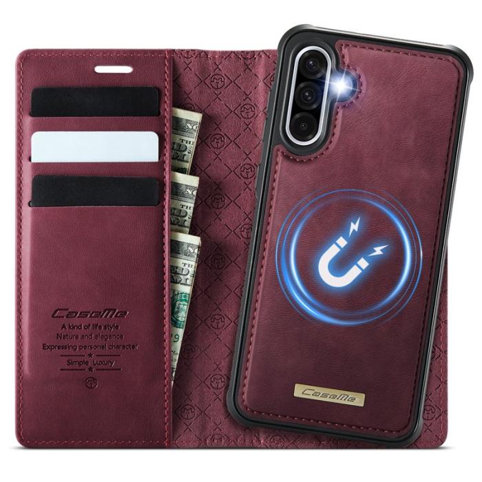 Caseme - CASEME C49 Mobilskal till Samsung Galaxy A56 5G RFID-Skydd Röd