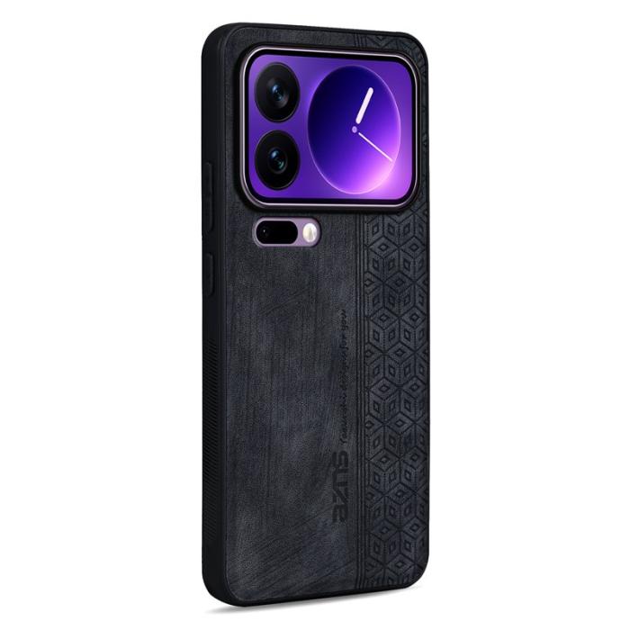 AZNS - AZNS Xiaomi 17 Pro Max Fodral KonstLäder - Skyddande - Svart