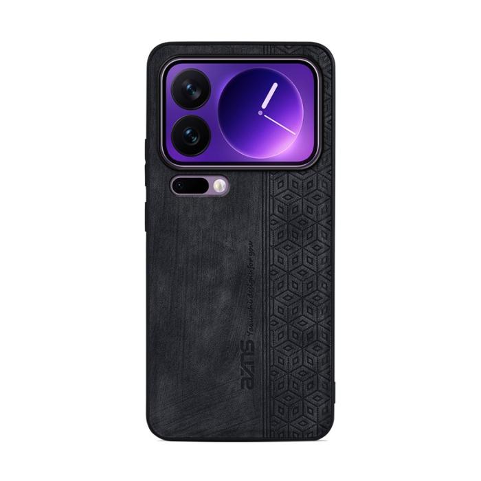 AZNS - AZNS Xiaomi 17 Pro Max Fodral KonstLäder - Skyddande - Svart