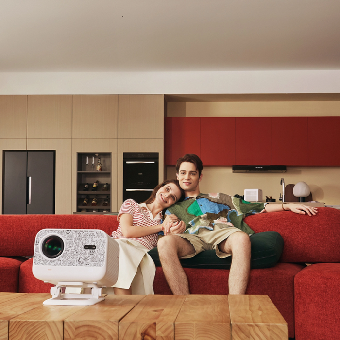 Yaber - Yaber Multimediaprojektor LCD FullHD 1080p med JBL-högtalare - Beige