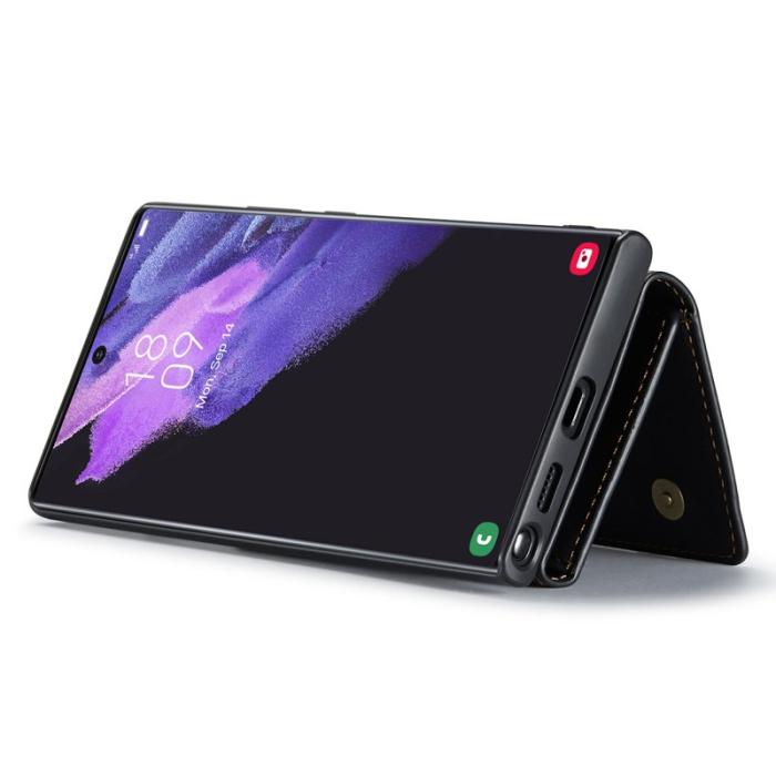 DG.MING - DG.MING M1 Series Mobilskal till Samsung Galaxy S25 Ultra Kickstand Svart