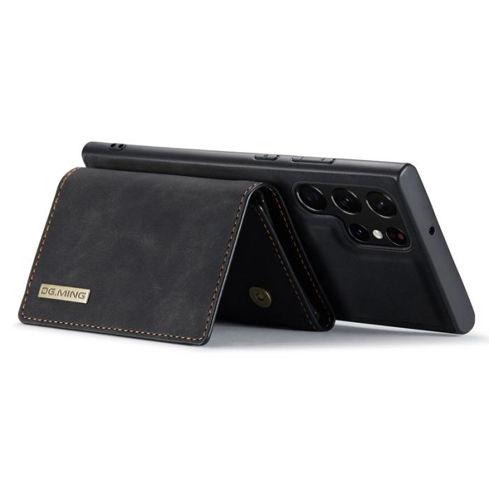DG.MING - DG.MING M1 Series Mobilskal till Samsung Galaxy S25 Ultra Kickstand Svart