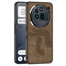 GKK - GKK For Nothing Phone (3a) Pro Fodral KonstL&auml;der - Brun