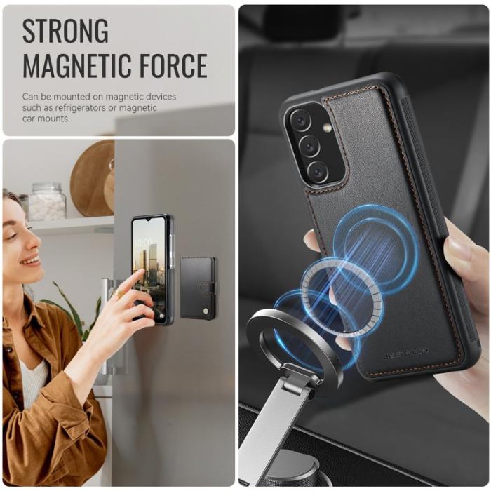 JEEHOOD - JEEHOOD J09 Fodral för Samsung Galaxy A34 5G - Svart