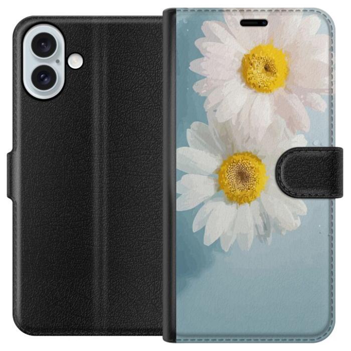 iSecrets - Plånboksfodral till Apple iPhone 16 Plus med Sommarblommor