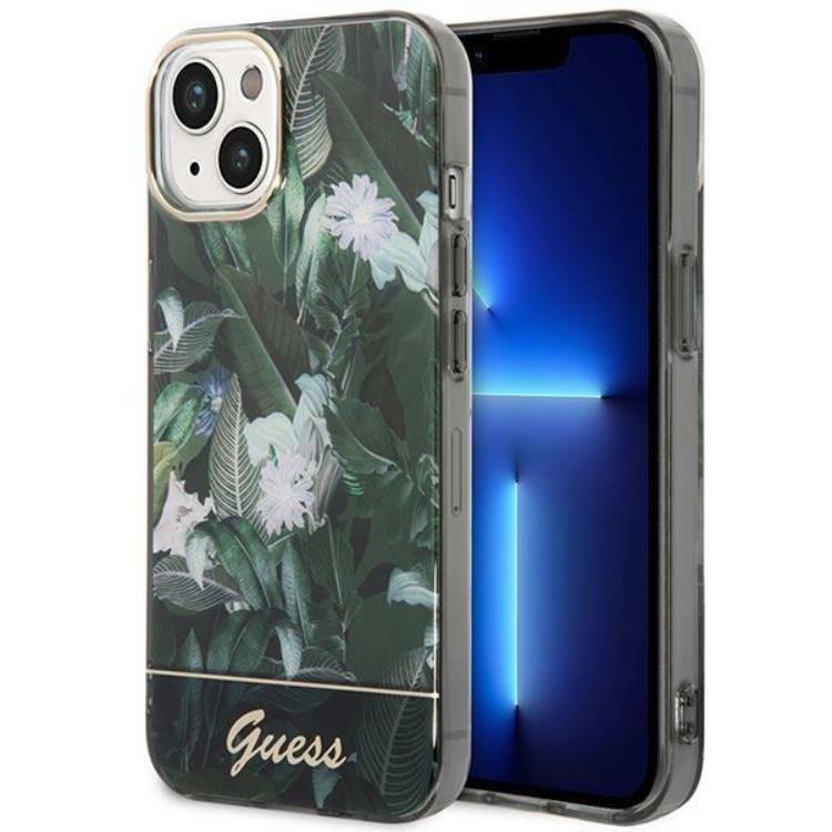 GUESS iPhone 14 Plus Skal Jungle Collection - Grön | 2353 | AlltMobil