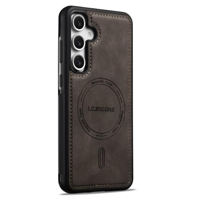 LC.imeeke - LC.IMEEKE L6 Samsung Galaxy A56 5G Fodral KonstLäder - Brun