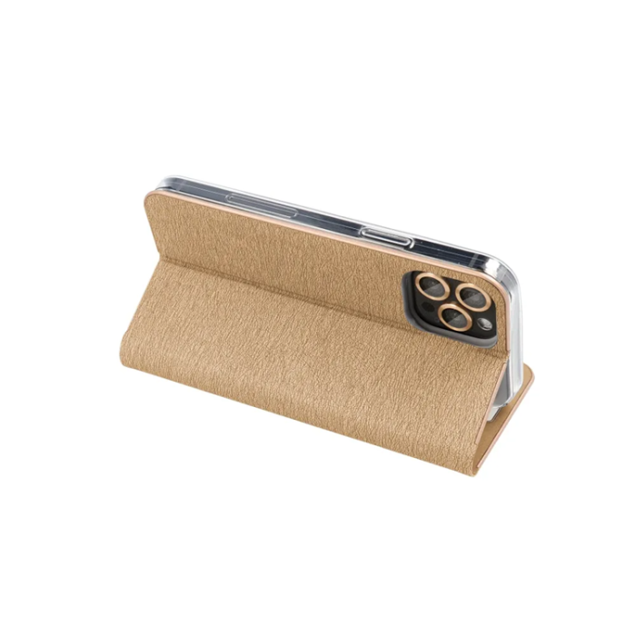 OEM - iPhone 16e Plånboksfodral Luna - Guld