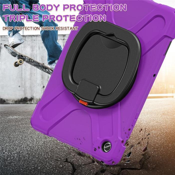 A-One Brand - Galaxy Tab A9 Plus Skal Kickstand Handle Grip - Lila