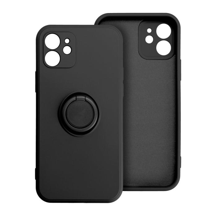 OEM - Xiaomi Redmi Note 12S Mobilskal Ringhållare Silikon - Svart
