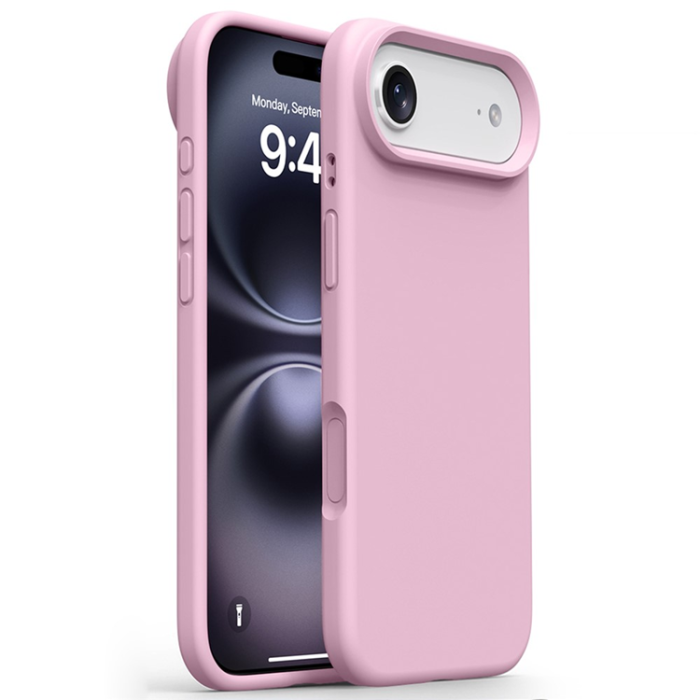 A-One Brand - iPhone Air Mobilskal Soft Microfiber Lining Silikon+PC - Rosa