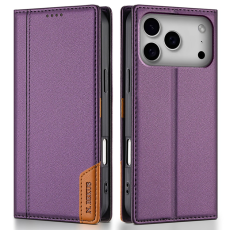 N.BEKUS - N.BEKUS iPhone 17 Pro Plånboksfodral RFID Blocking P3 - Lila