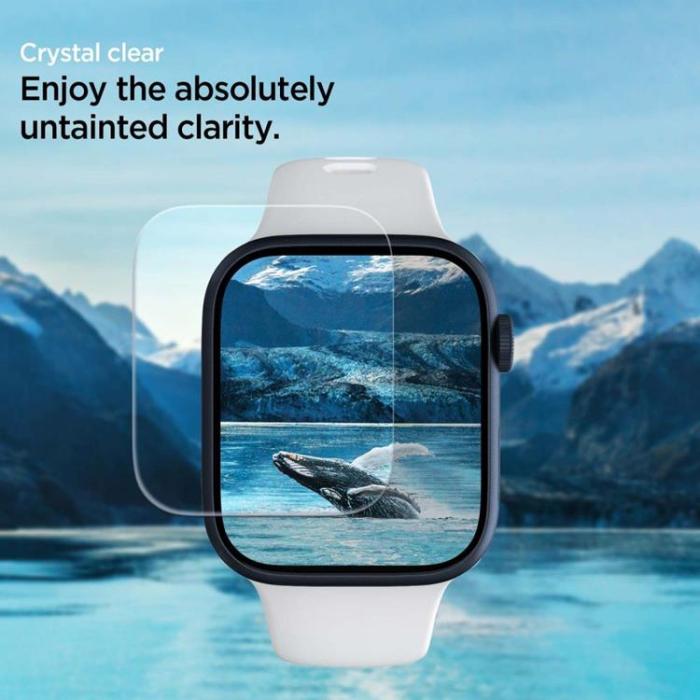 Spigen - Spigen 3-Pack Apple Watch 4/5/6/7/8/SE (44/45mm) Skärmskydd Neo Flex