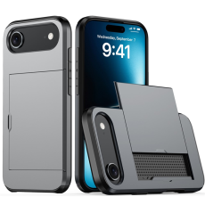 A-One Brand - iPhone 17 Air Mobilskal korthållare - Grå