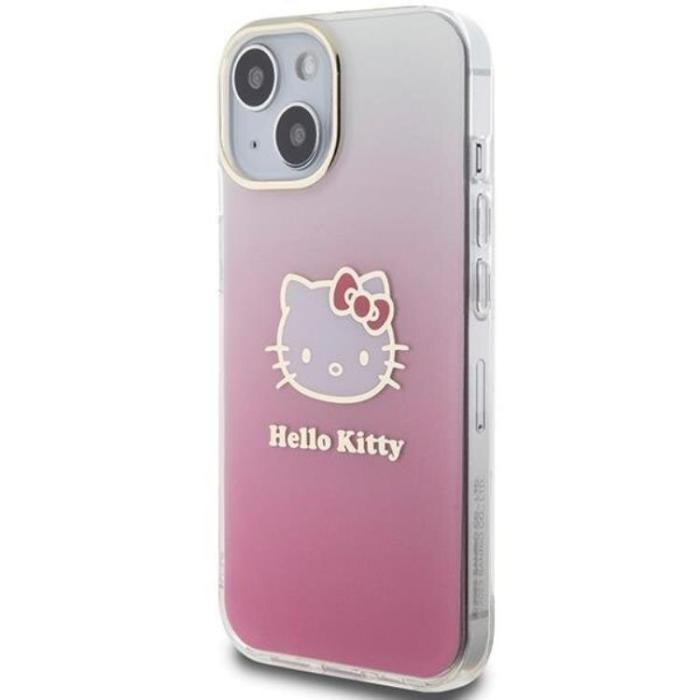 Hello Kitty - Hello Kitty iPhone 15 Mobilskal IML Gradient Electrop Kitty Head