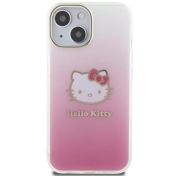 Hello Kitty - Hello Kitty iPhone 15 Mobilskal IML Gradient Electrop Kitty Head