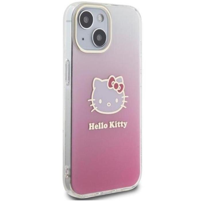 Hello Kitty - Hello Kitty iPhone 15 Mobilskal IML Gradient Electrop Kitty Head