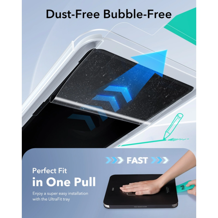 ESR - [2-Pack] ESR Skärmskydd Härdat Glas För iPad Air 10.9