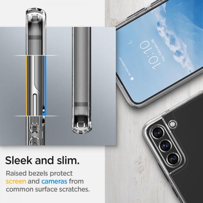 Spigen - Spigen Ultra Hybrid Skal Galaxy S22 - Crystal Clear