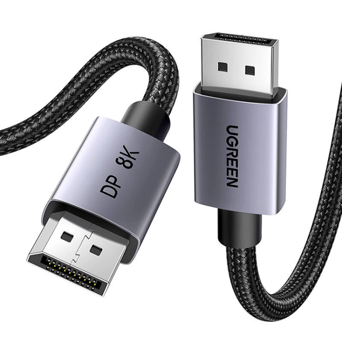 Ugreen - Ugreen DP120 DisplayPort 1.4 Kabel 1m - Svart