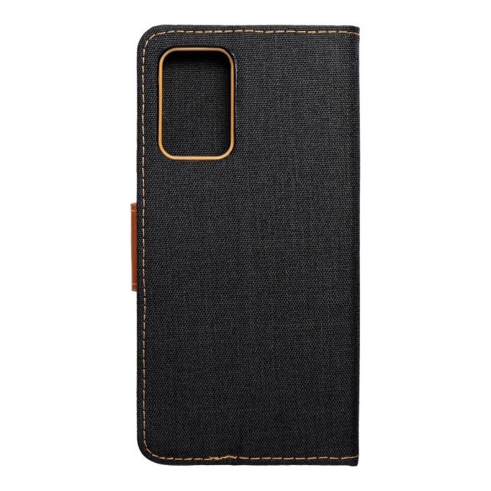 UTGATT - Xiaomi Redmi 10 4G (2021/2022) Plånboksfodral Canvas Nylon - Svart