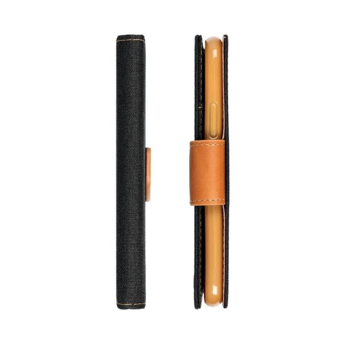 UTGATT - Xiaomi Redmi 10 4G (2021/2022) Plånboksfodral Canvas Nylon - Svart