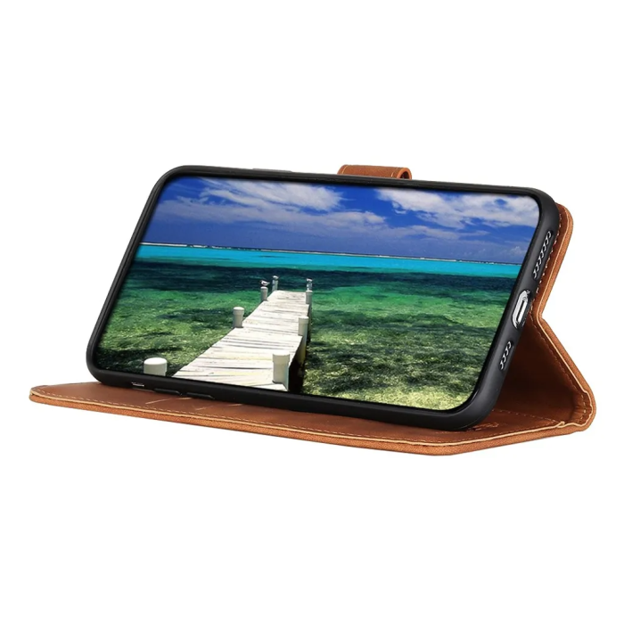 KHAZNEH - KHAZNEH Google Pixel 7A Plånboksfodral - Brun