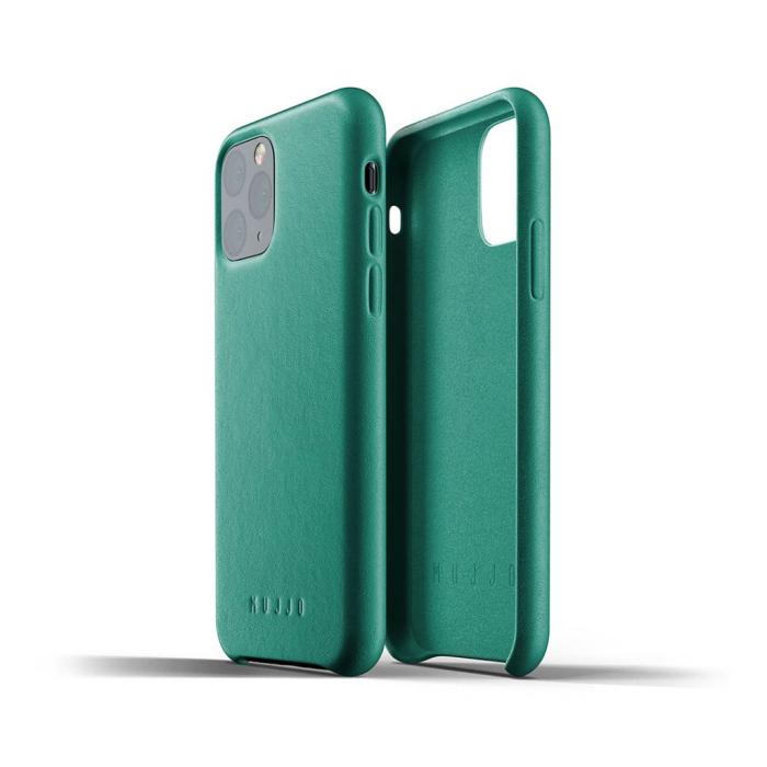 Mujjo - Mujjo Full Leather Case till iPhone 11 Pro Max - Alpinegrön