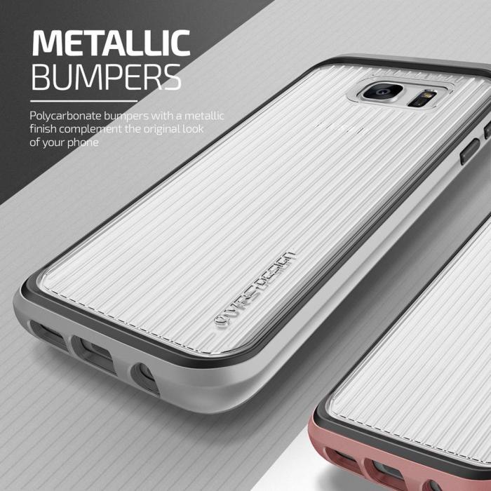 VERUS - Verus Triple Mixx Skal till Samsung Galaxy S7 Edge - Silver