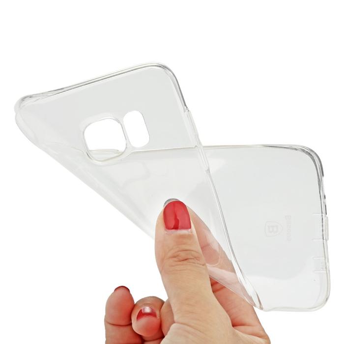 BASEUS - Baseus Air Series till Samsung Galaxy S7 Edge - Transparent