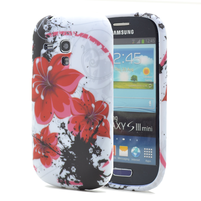 OEM - FlexiCase Skal till Samsung Galaxy S3 Mini i8190 - (Red Scarlet)