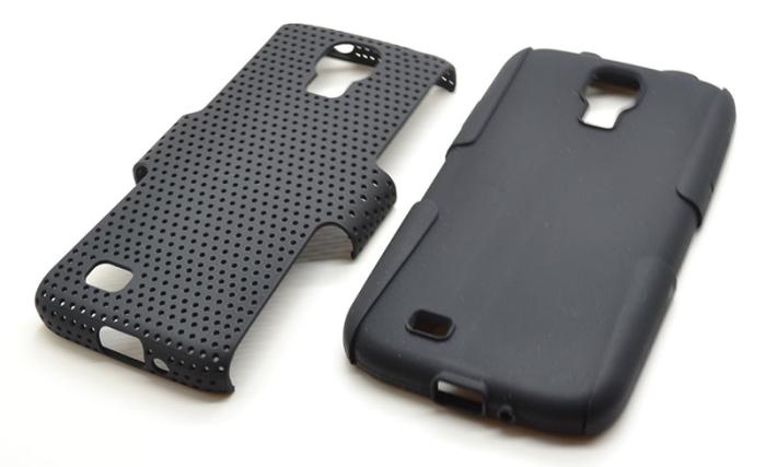 OEM - Mesh Combo Skal till Samsung Galaxy S4 i9500 (Svart)