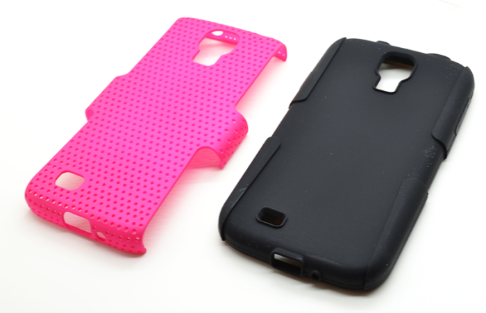 OEM - Mesh Combo Skal till Samsung Galaxy S4 i9500 (Magenta)