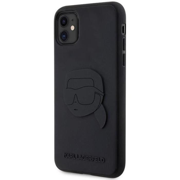 KARL LAGERFELD - Karl Lagerfeld iPhone 11/XR Mobilskal Rubber Karl Head 3D