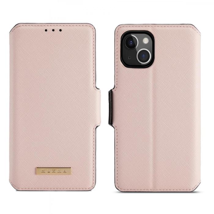 MUXMA - Muxma Saffiano Plånboksfodral till iPhone 13 - Rosa