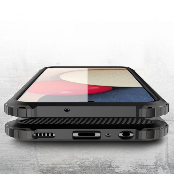 OEM - Tough Armor Mobilskal Galaxy A02S - Svart